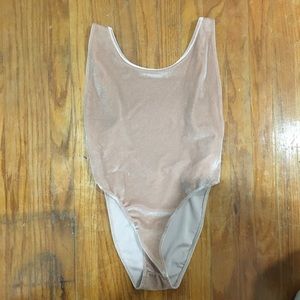 NWOT! Velvet body suit